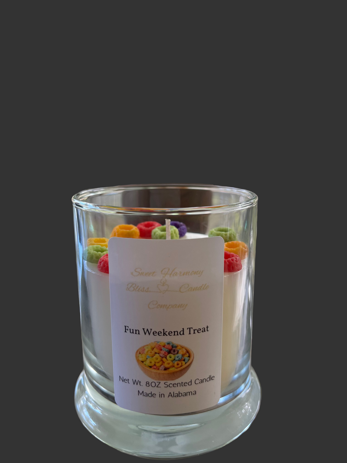 Fruity Rings Cereal Candle